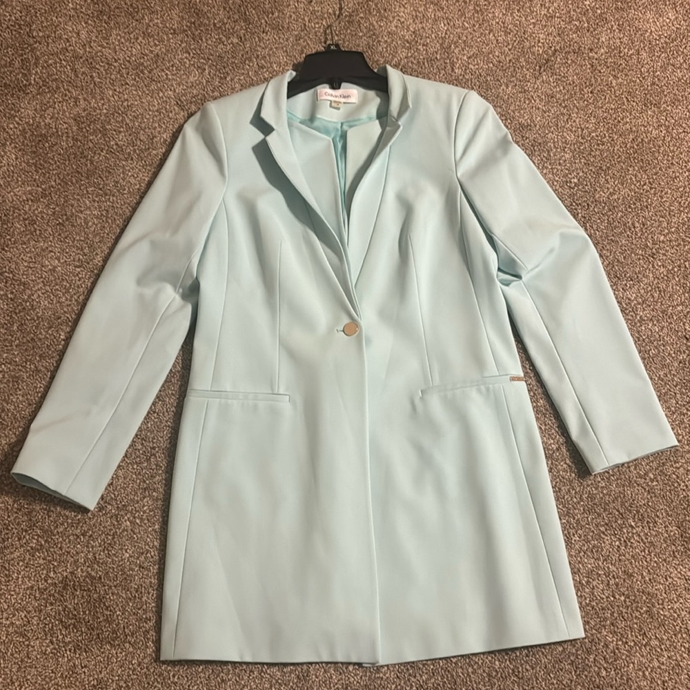 Light blue blazer jacket Calvin Klein